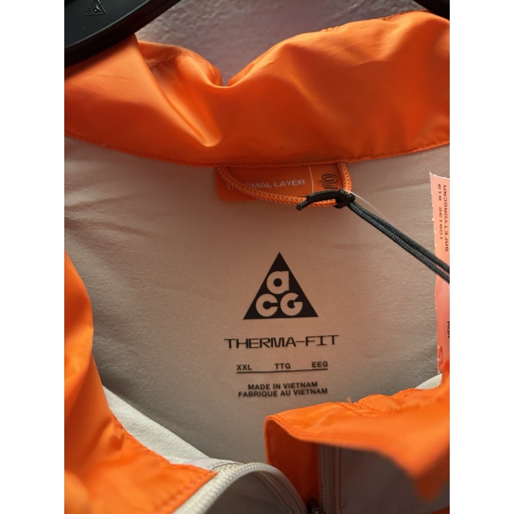 NWT Nike ACG Lava Loft Men's Therma-FIT Jacket Orange IO9132-819 Men's 2XL XXL - Picture 6 of 6